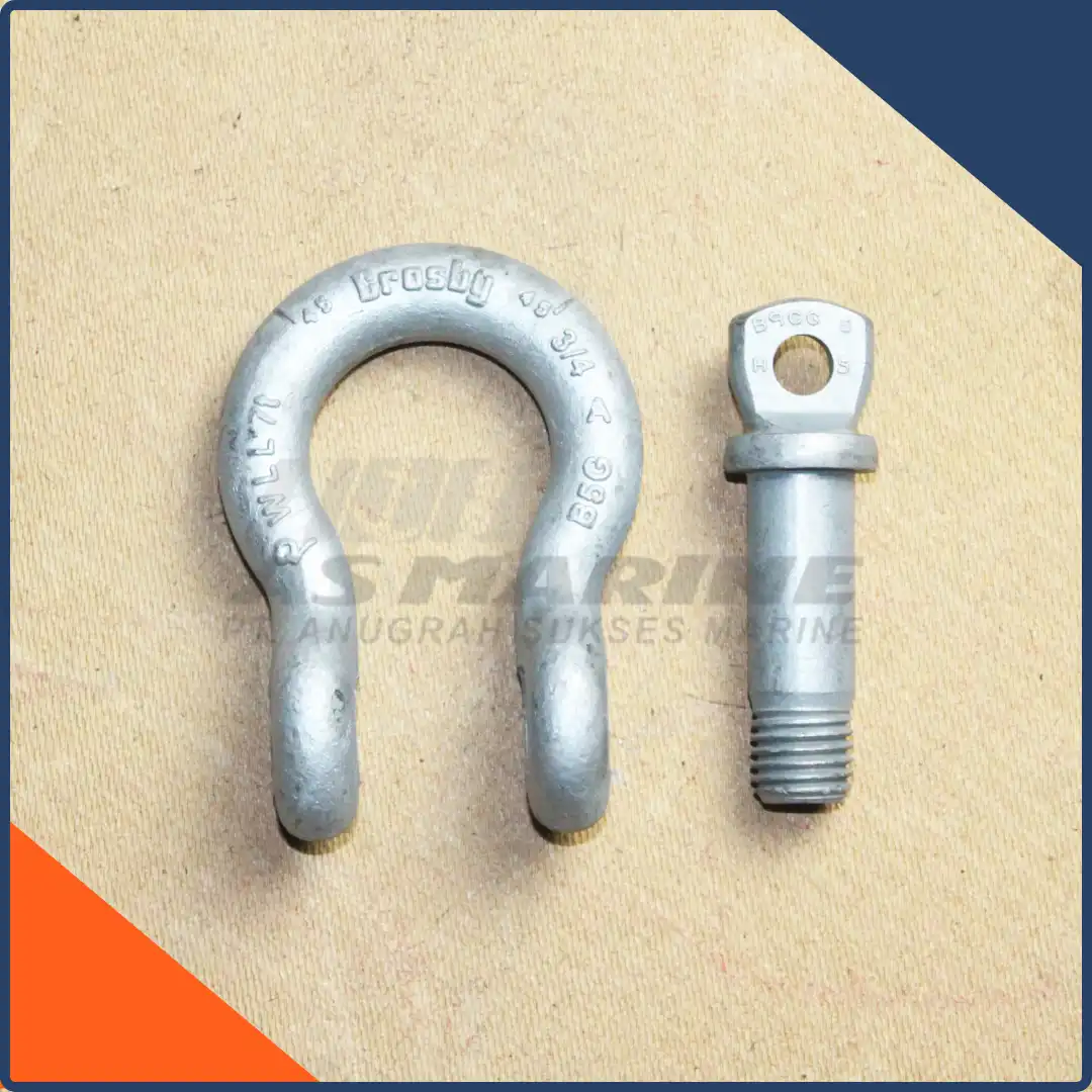 Bow Shackle / Segel Omega Crosby G209A Alloy Screw PIN 3/4 Inch 7 Ton